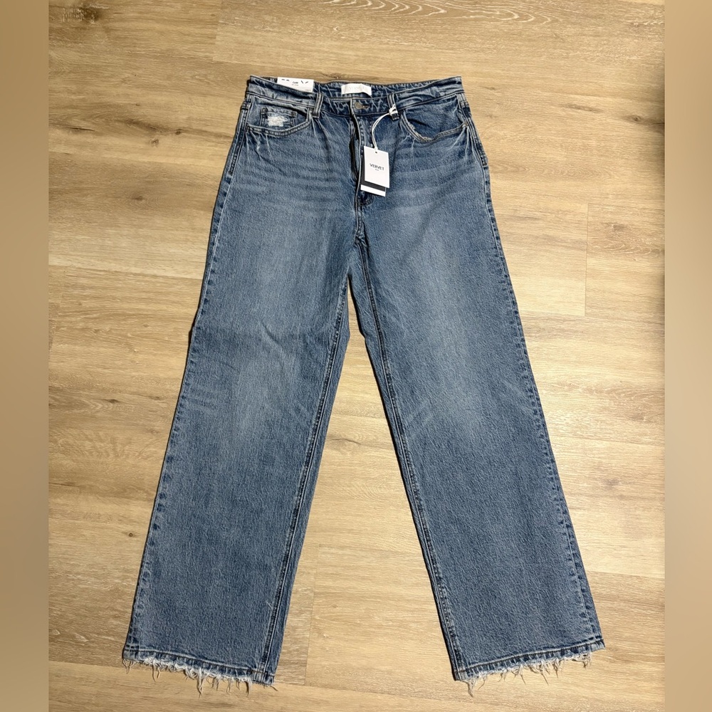 Women's Straight Leg Blue Jeans